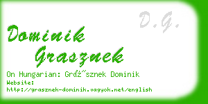 dominik grasznek business card